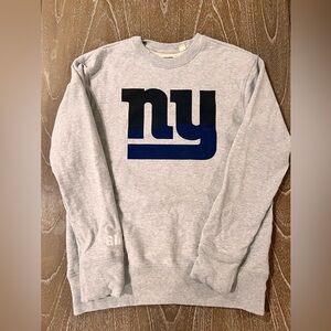 Women’s NY Giants crewneck terry sweatshirt size small NWOT
